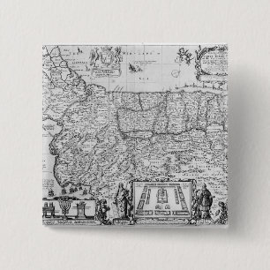 Forty Years Travels of the Children of Israel 15 Cm Square Badge