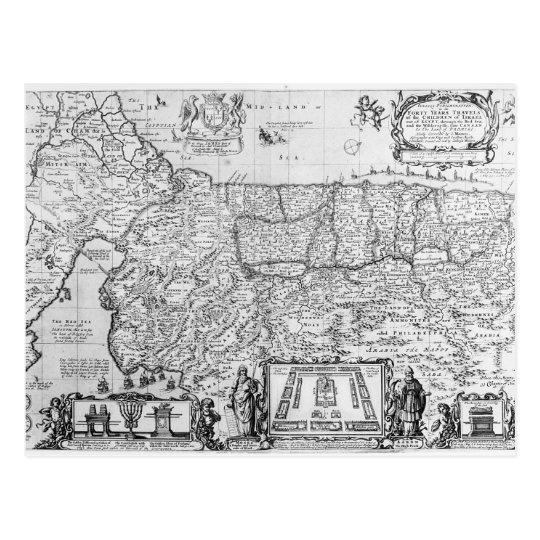 Forty Years Travels of the Children of Israel Postcard
