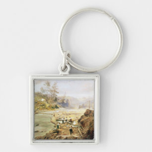 Fortyniners' washing gold from the Calaveres Key Ring