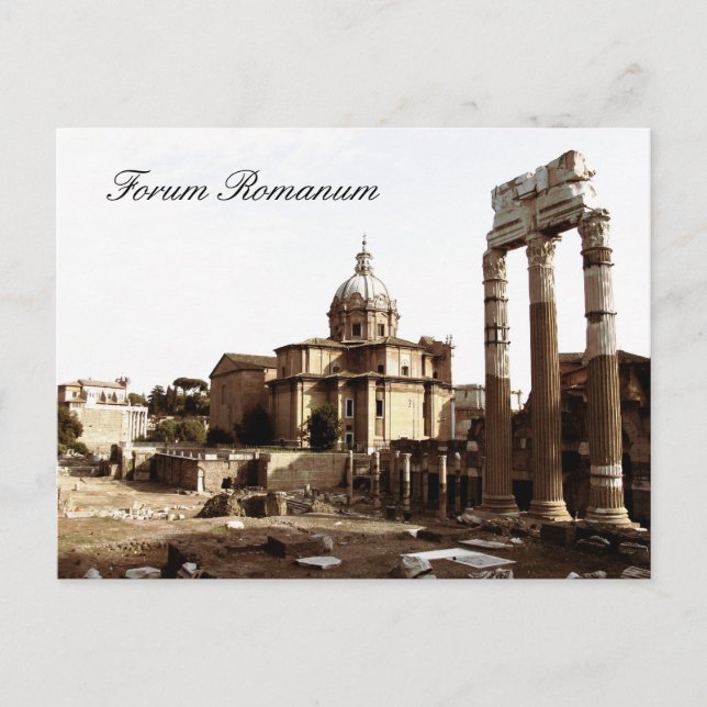 Forum Romanum, Rome, Italy Postcard (Front)