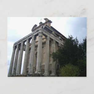 forum temple postcard