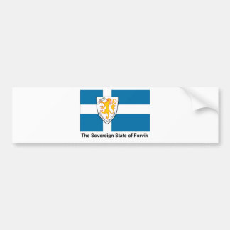 Forvik Flag Bumper Sticker