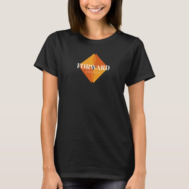 Forward America Political Party Not Democrat Not R T-Shirt (Front)