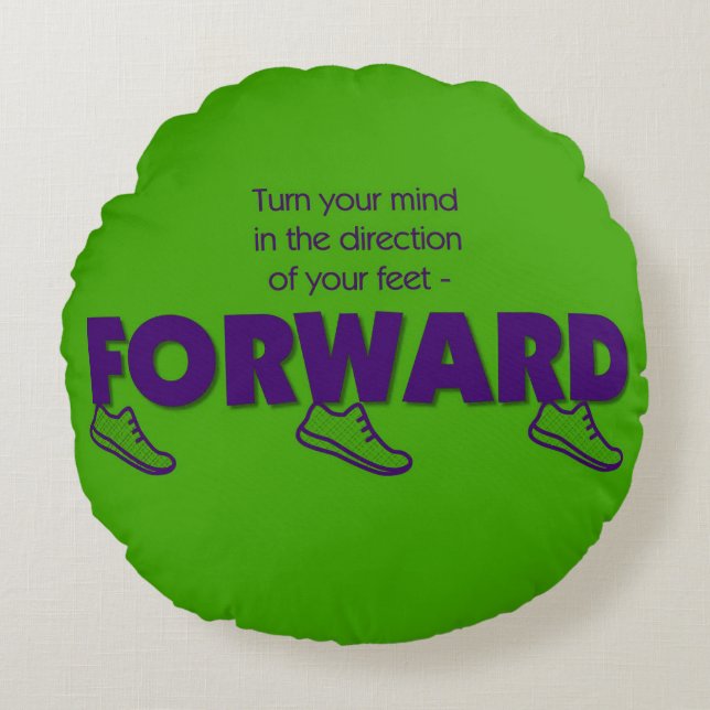 FORWARD Collection Round Cushion (Front)