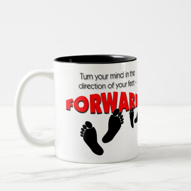 FORWARD Collection Two-Tone Coffee Mug (Left)