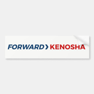 Forward Kenosha Bumper Sticker