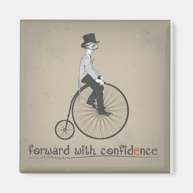 Forward with Confidence Magnet (Front)