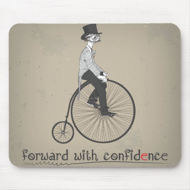 Forward with Confidence Mouse Mat (Front)