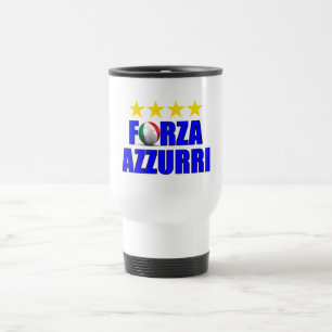 Forza Azzurri 4 Time World Soccer Champions Travel Mug