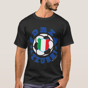 Forza Azzurri Kids Italian Soccer T Shirt