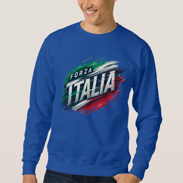 Forza Italia Design with Dynamic Effect Sweatshirt (Front)