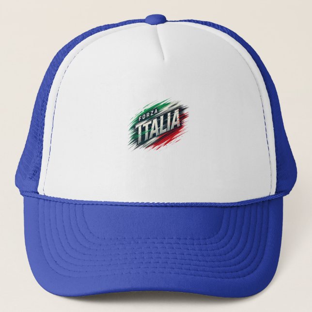 Forza Italia Design with Dynamic Effect Trucker Hat (Front)
