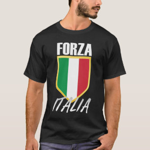 Forza Italia Italian Flag Soccer T-Shirt