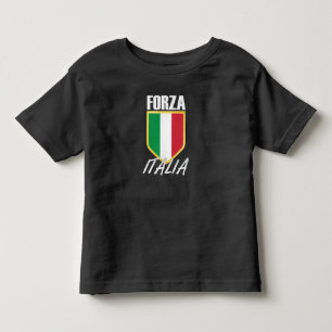 Forza Italia Italian Flag Soccer Toddler T-Shirt