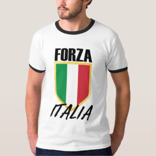 Forza Italia Italy Flag Soccer T-Shirt