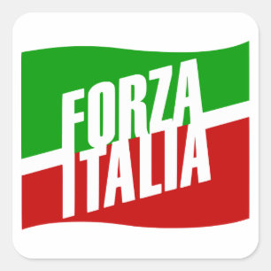 Forza Italia Square Sticker