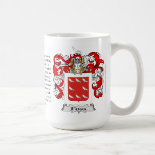 Foss, the Origin, the Meaning and the Crest Coffee Mug