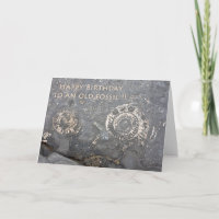 Fossil birthday card