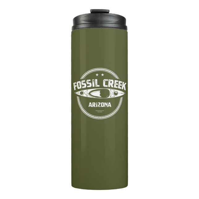 Fossil Creek Arizona Kayaking Thermal Tumbler (Front)