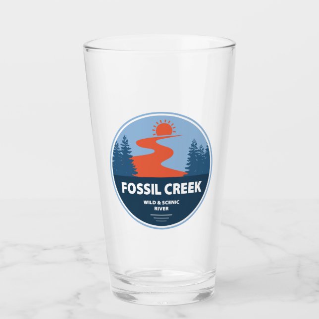 Fossil Creek Wild And Scenic River Arizona Glass (Front)