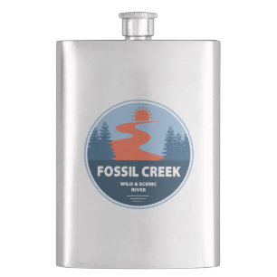 Fossil Creek Wild And Scenic River Arizona Hip Flask
