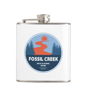 Fossil Creek Wild And Scenic River Arizona Hip Flask