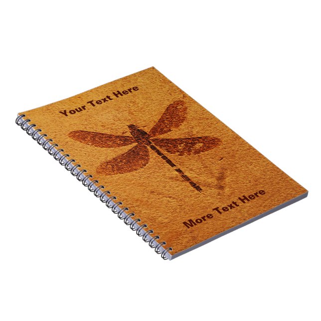 Fossil Dragonfly Notebook (Right Side)