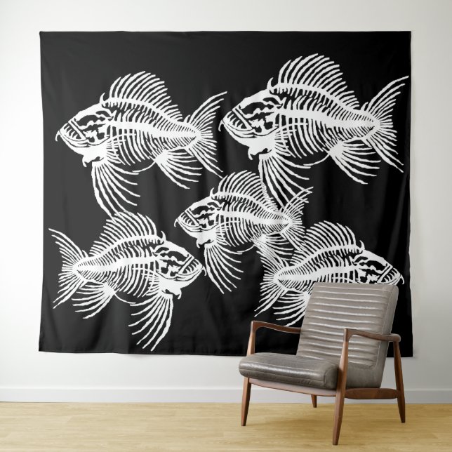 Fossil Fish Tapestry (In Situ (Horizontal))
