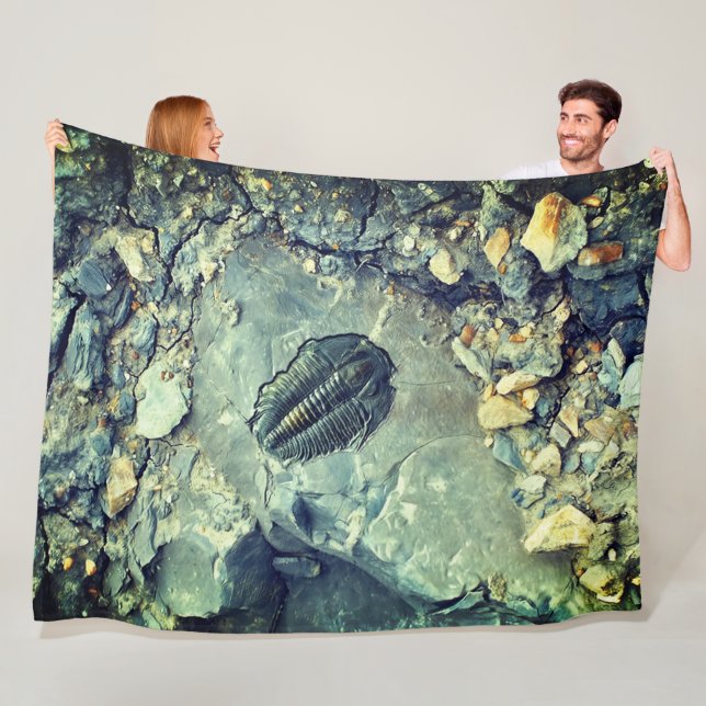 Fossil Fleece Blanket (In Situ)
