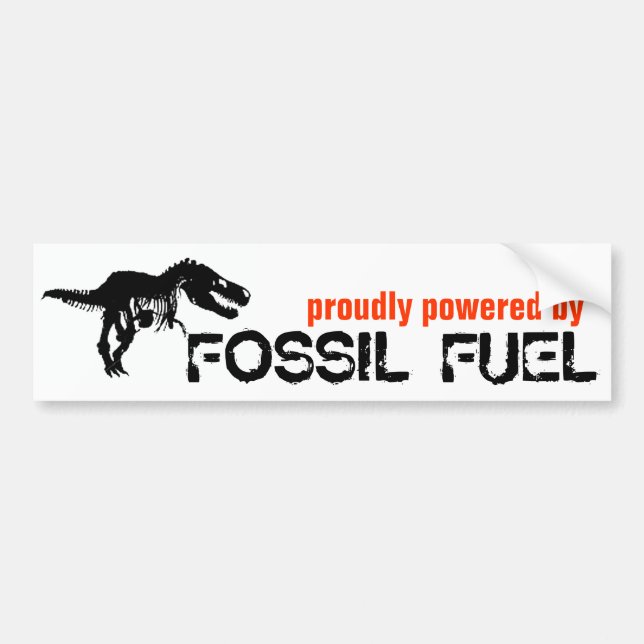 Fossil Fuelled 2 Bumper Sticker (Front)
