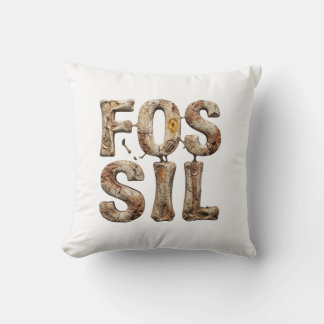 Fossil Funny 40th Birthday Gift Paleontology Dinos Cushion