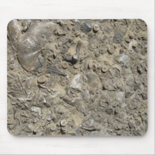 Fossil Hash Print Mouse Mat