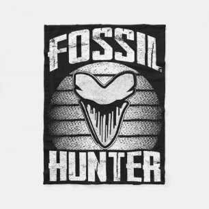 Fossil Hunter Megalodon Prehistoric Shark Tooth Me Fleece Blanket