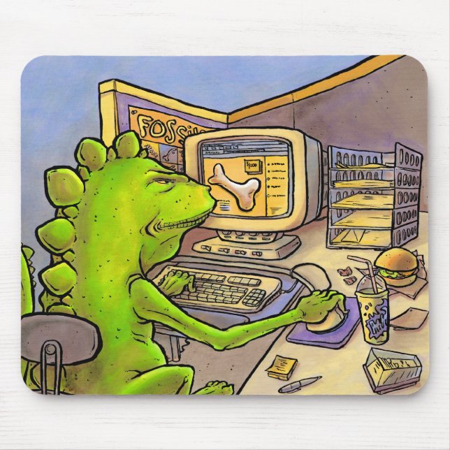 Fossil Hunter Mouse Mat (Front)