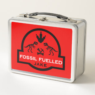 Fossil Hunter Palaeontologist Metal Lunch Box