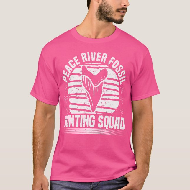 Fossil Hunter Peace River Fossil Hunting Squad T-Shirt (Front)
