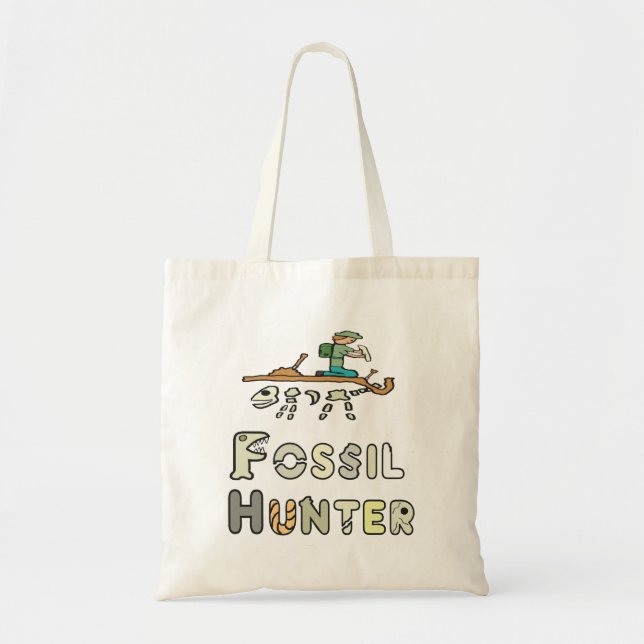Fossil Hunter Tote Bag (Front)