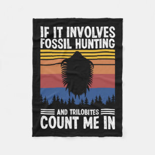 Fossil Hunting Relict Hunter Fleece Blanket