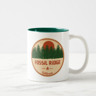 Fossil Ridge Wilderness Colorado Two-Tone Coffee Mug