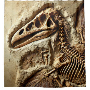 Fossil Shower Curtain
