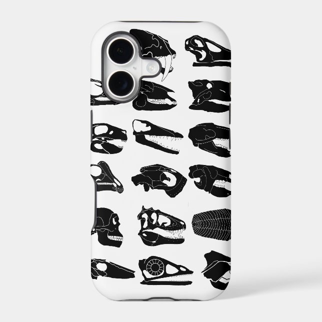 Fossil Skull Phone Case (Back)
