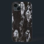 Fossil White Fish on Black Background iPhone 13 Case<br><div class="desc">This fossil-inspired image is perfect for your fish collection. This image is simple as it only includes two colours:black and white. Choose this artprint today on your product.</div>