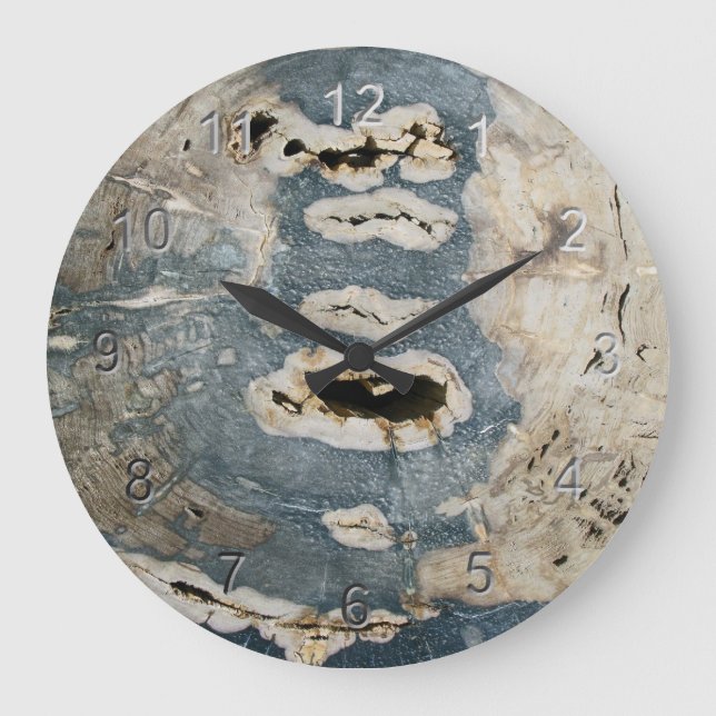 Fossil Wood Large Clock (Front)