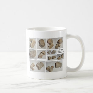 FOSSILIZED MAMMAL VERTEBRA COFFEE MUG
