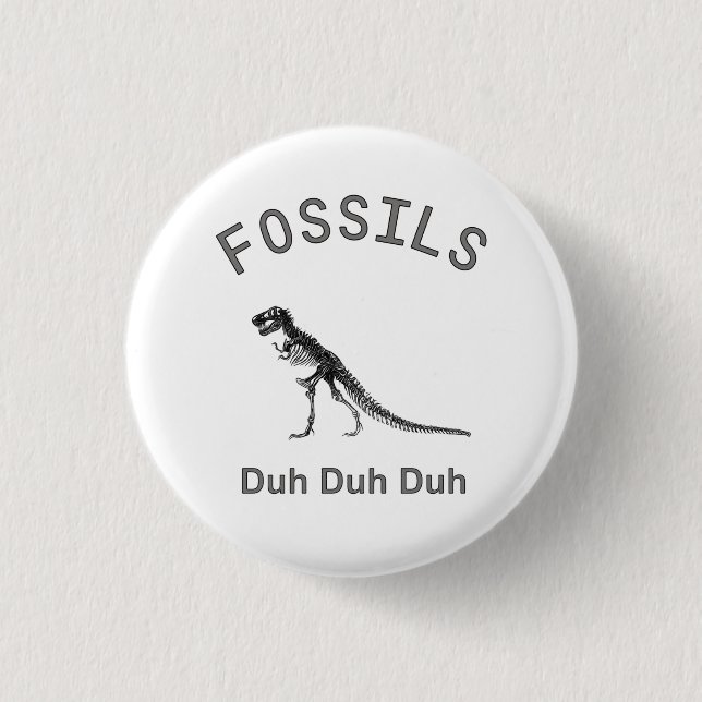 Fossils 3 Cm Round Badge (Front)
