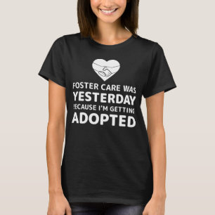 Foster Care National Adoption Day Rescue Day Heart T-Shirt