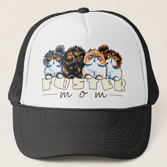 Foster Cat Mum Trucker Hat (Front)