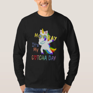 foster child adoption Hooray It's My Gotcha Day T-Shirt