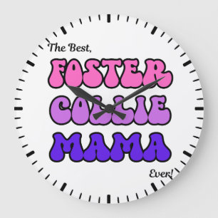 Foster Collie Mum Clock