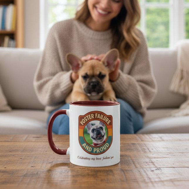 Foster Failure Pet Photo Mug (Animal foster failure photo coffee mug)